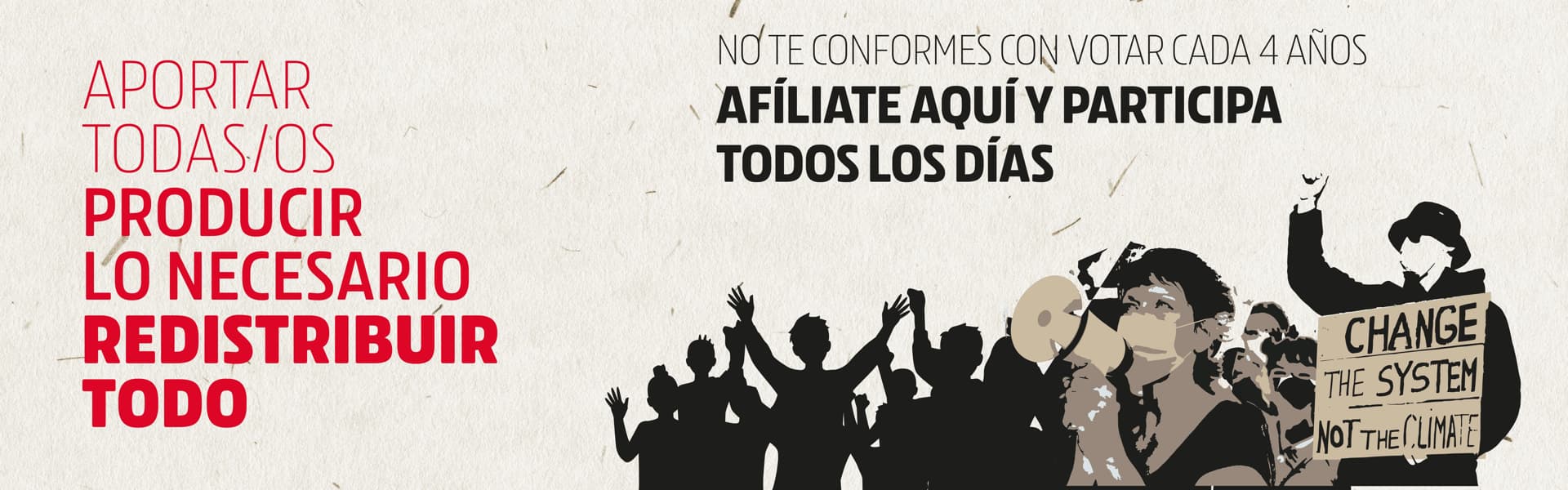 Afíliate a Izquierda Unidad Murcia