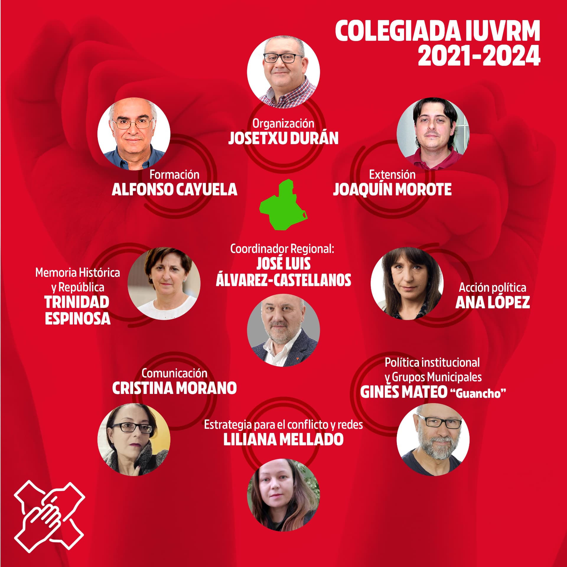 Miembros Comisión Colegiada Regional IU-Verdes